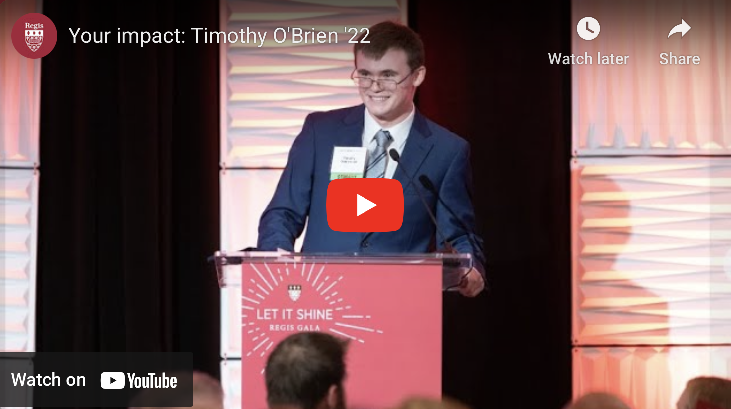 Timothy O'Brien Watch Video