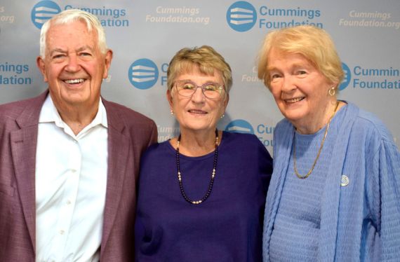 Carol Donovan with Joyce and Bill Cummings