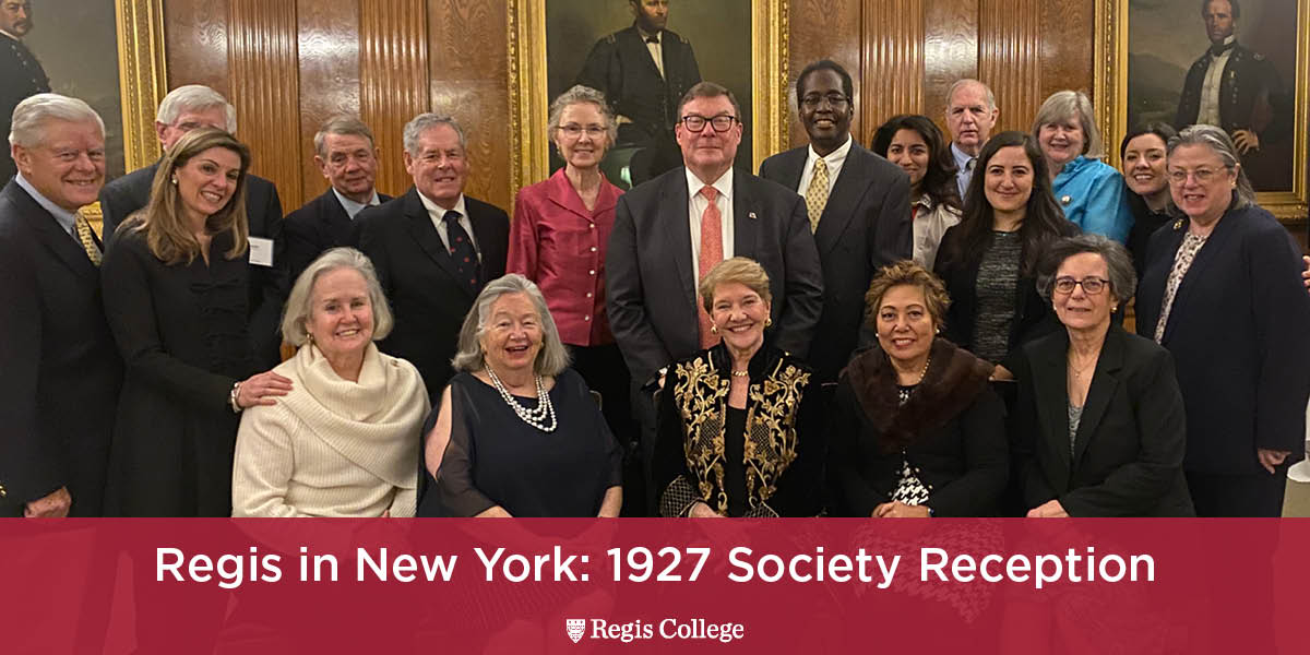 Regis in New York: 1927 Society Reception